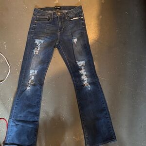 Express Dark Blue Denim Pants